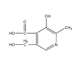 4-吡哆酸結(jié)構(gòu)式